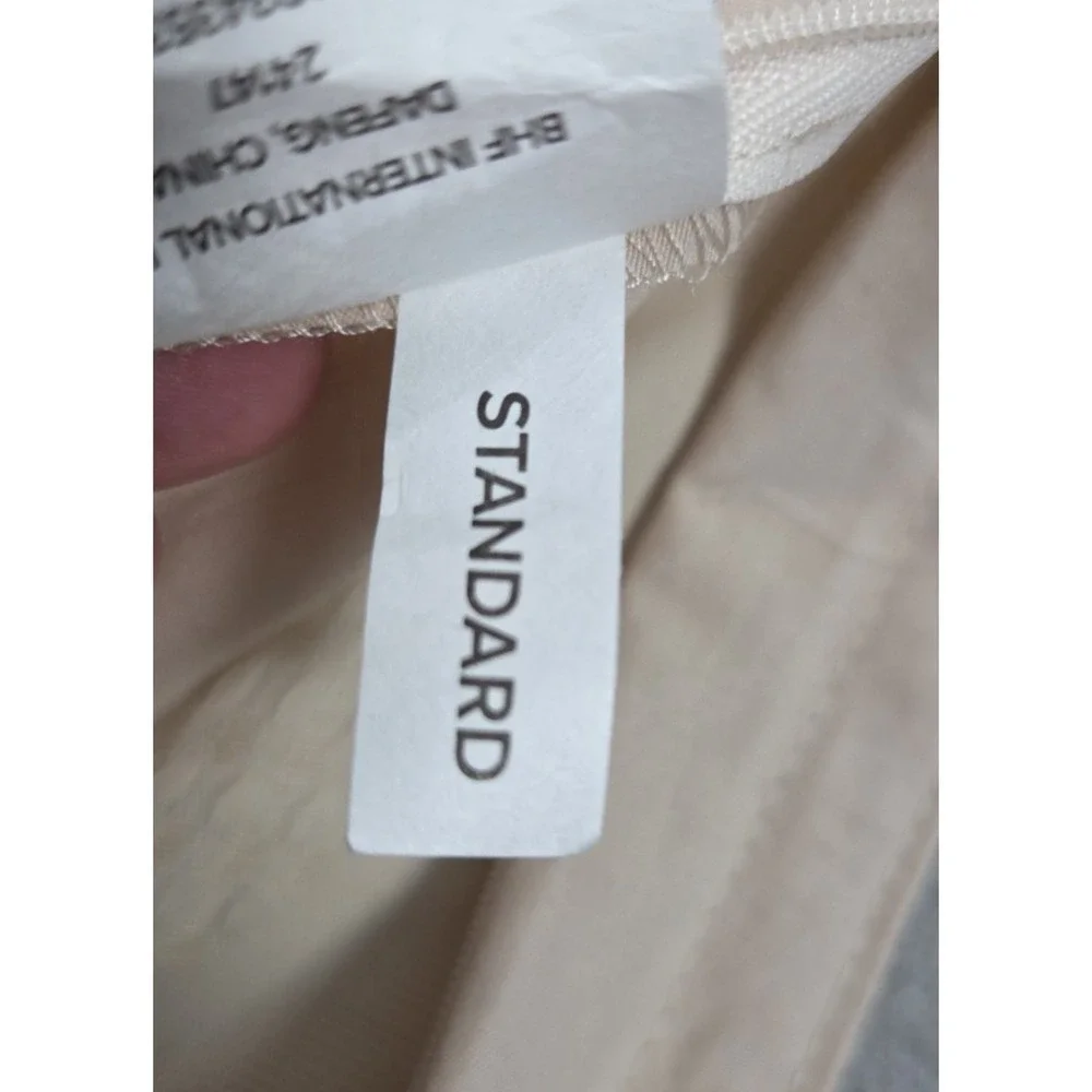 Koolaburra by UGG Standard‎ Pillow Sham Set Beige Shag Ruffle Textured Zip Boho